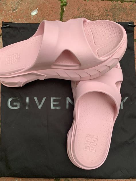 pink givenchy slides womens|givenchy marshmallow slide.